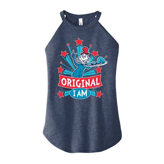 Dr. Seuss - Original I Am - Juniors High Neck Tank Top