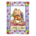 thumbnail image 2 of Breeze Decor 03056 Easter Bunny & Beans 2-Sided Vertical Impression House Flag - 28 x 40 in., 2 of 2