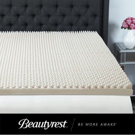 - Beautyrest 3 inch Convoluted Foam Mattress Topper in Multiple Sizes