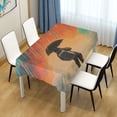 thumbnail image 3 of Yayeee Tablecloths for Rectangular Tables 60 x 90 inch Party Table Cover, Astronaut in Rain, 3 of 6