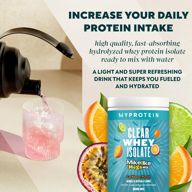 MYPROTEIN - michel Myprotein Clear Whey Isolate Protein Powder Mike and Ike