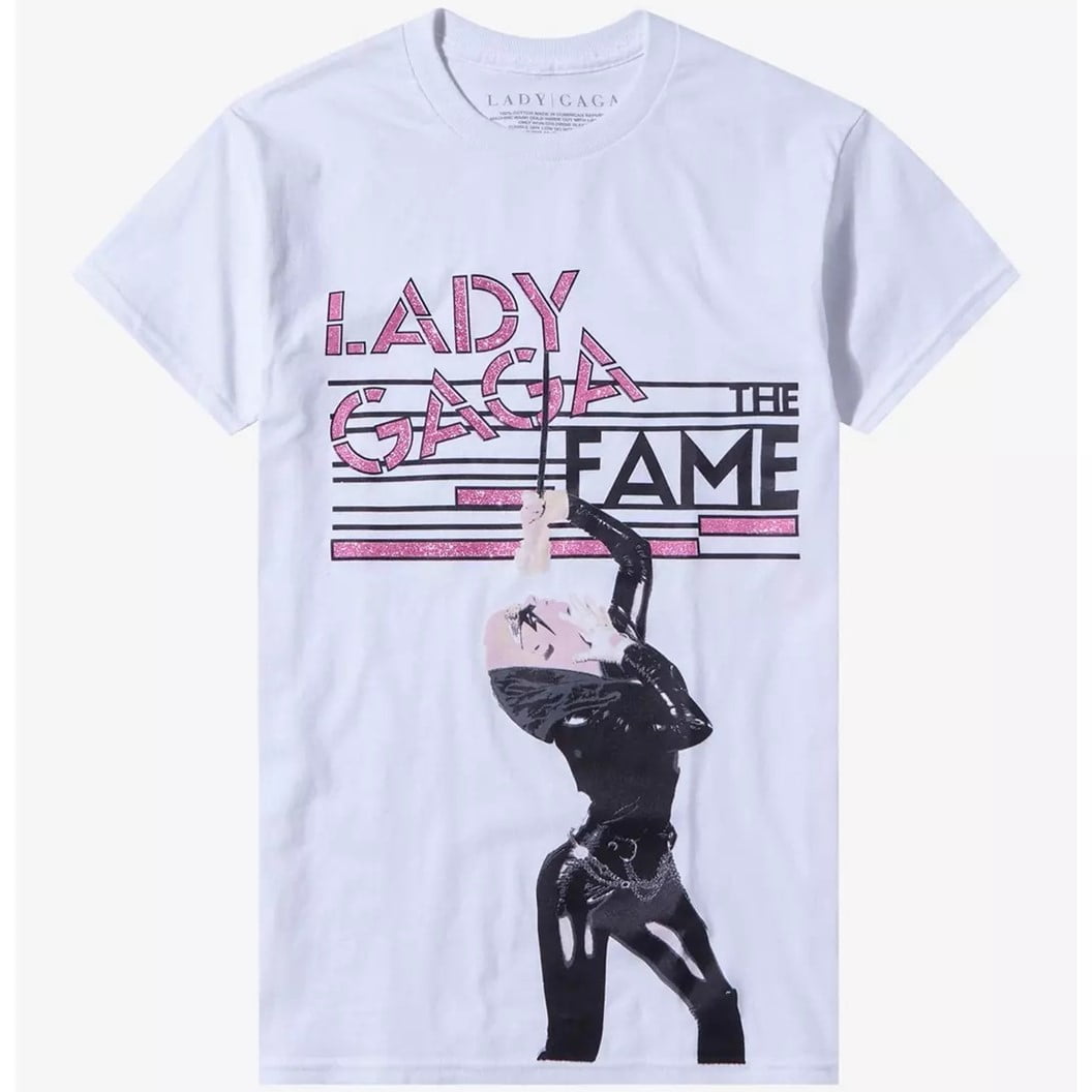 Lady Gaga Womens Official Merchandise The Fame Glitter Boyfriend