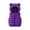 Purple, variant on Esaierrr Kids Boys Hooded Ears Sleeveless Down Jacket 1-7Y Solid Colour Warm Vest Outerwear Zip Cotton Coat Tops Spring Autumn