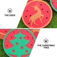 thumbnail image 2 of OULII 10pcs Nonslip Round Cup Mats Felt Assorted Color for New Year Celebrations, 2 of 6