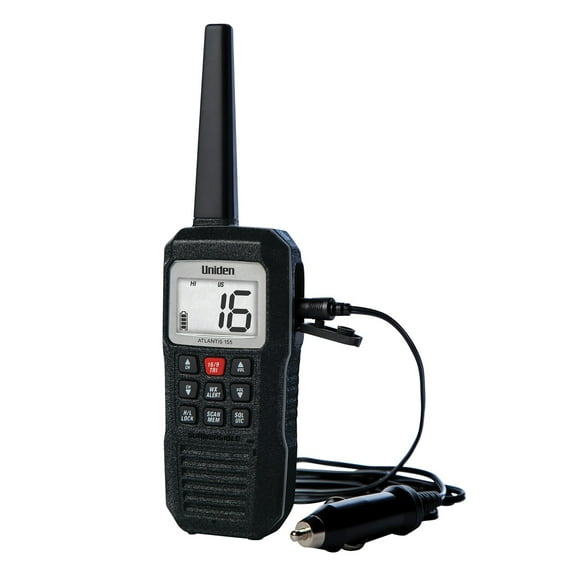 Uniden Floating Handheld 2-Way VHF Marine Radio, ATLANTIS 155PT