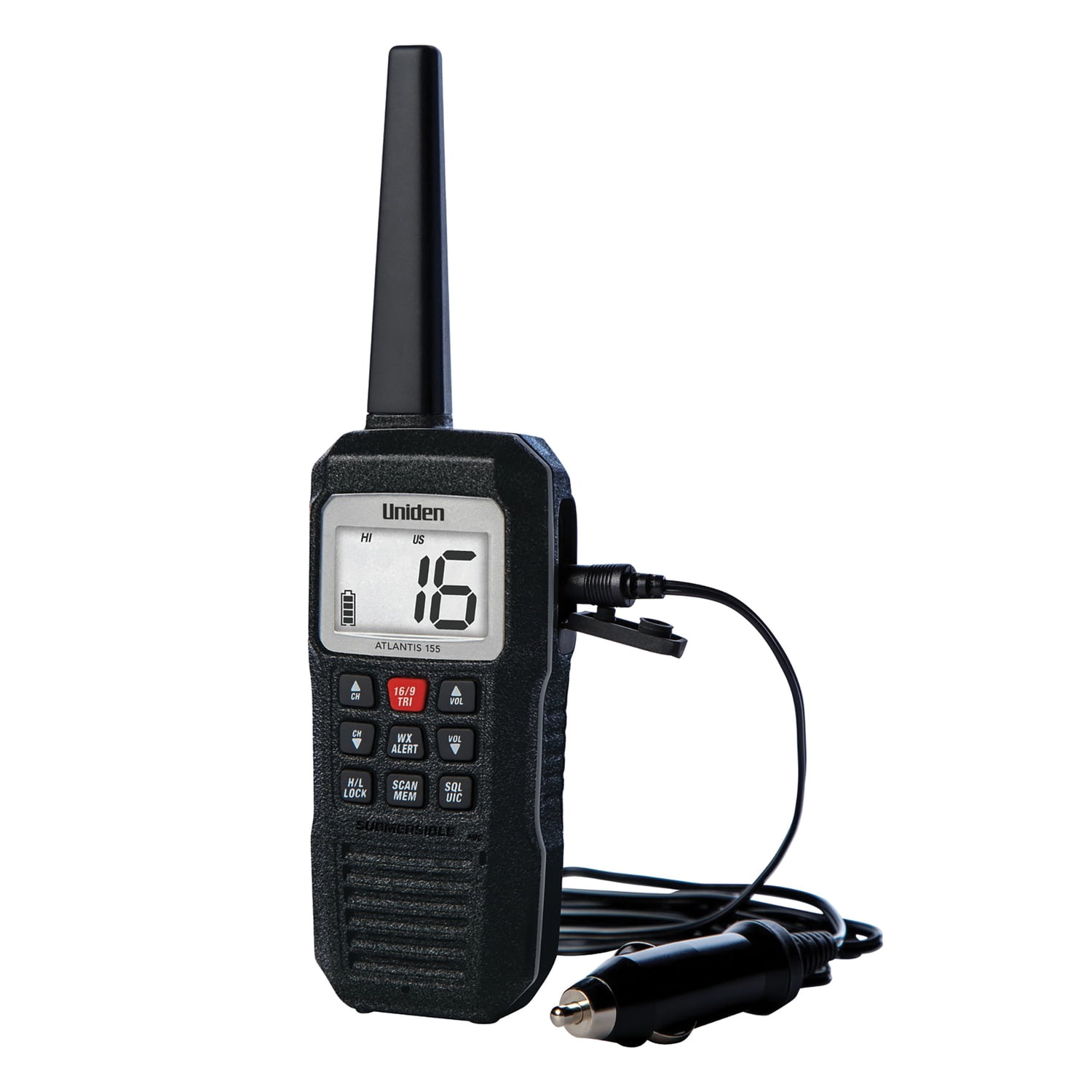 Uniden Atlantis 155 Handheld Floating VHF Marine Radio