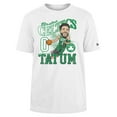 thumbnail image 2 of Men's New Era Jayson Tatum White Boston Celtics Caricature Player T-Shirt, 2 of 3