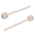 thumbnail image 3 of De de Cabeza de Lana de Mazo de Mazo de Bombo Con nús de Fieltro Suave para Accesorios de Percusión de la Banda de Marcha Uso Profesional De Los Estudiantes, 3 of 7