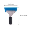 thumbnail image 2 of CATIEBYE 1Set Stainless Steel Squeegee for Ice Removal Snow Removal Water Removal on Car Maintenance 6.5*4.9*1.2in, 2 of 8