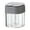 Grey, variant on Cheer.US Clear Plastic Empty Spice Container Spice Jars with Lid – Kitchen Bottle Dispenser Store Spice,Herb,Rub,Sugar,Salt,Pepper 2 Way Lids Sift/Pour Shaker–Refillable Airtight Jar Cap