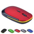 thumbnail image 5 of Methold Ratón inalámbrico de 2,4 GHz Sensación de la mano Ultra delgado Mini receptor USB Cambiable 1600DPI Ratón óptico para juegos Juegos de teclado y mouse para computadora Rojo, 5 of 5