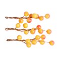 thumbnail image 1 of Horquillas de bayas de frutas esmeriladas artificiales, accesorios para el cabello para nupcial, 3 uds. naranja Yuyangstore Horquillas de bayas artificiales, 1 of 8