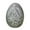 Gray, variant on CuiLiyq Easter Decorative Easter Eggs, Resin Sculpture Easter Eggs With Carved Prints, for Easter Holiday Parties, Living Rooms, Bedrooms and Dining Tables Decoration, 3.3" x 5.3", Blue