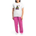 thumbnail image 4 of CafePress - Schnauzereastershirt2 Women's Light Pajamas - Women's Short Sleeve Print T-Shirt and Pants Light Cotton Pajama Set, 4 of 7