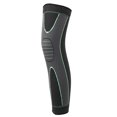 thumbnail image 2 of Rodillera de compresión, funda protectora de pierna deportiva alargada, transpirable, elástico alto, para correr al aire libre, trotar, ciclismo, talla L, 2 of 11