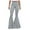 Grey, variant on YDFCWXW Women's Stretchy Wide Leg High Waist Bell Bottom Flare Yoga Pants (Coffee, S)