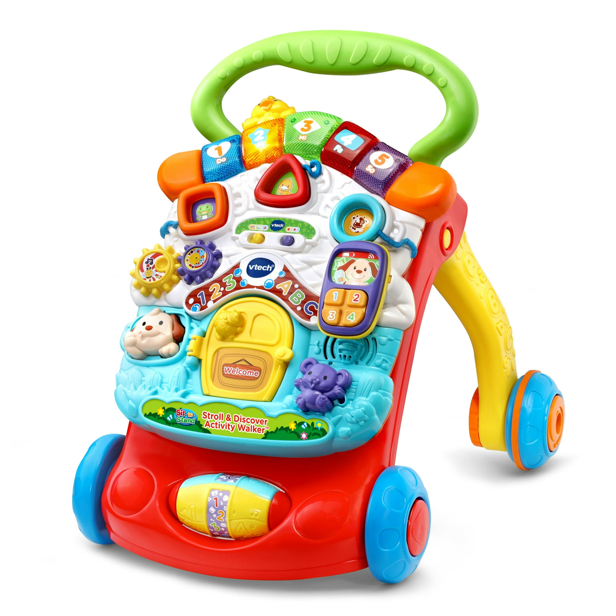 VTech Stroll & Discover Activity Walker with Accessories, Baby and Toddler Toys