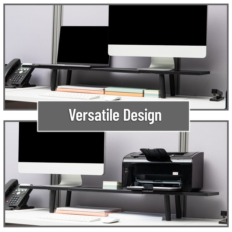 Mind Reader Extendable Monitor Stand, Adjustable Width photo 6