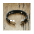 thumbnail image 3 of Pulsera de Hombre  Esclava Acero Inoxidable color negro, 3 of 4