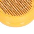 thumbnail image 3 of BIMZUC Premium Pet Slicker Brush for Dogs and Cats, Self-Cleaning Detangling Grooming Comb Tool for Shedding Loose Floating Hair Removing, Yellow Plastic 7.8 inches / 19.8 cm, 3 of 9