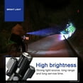 thumbnail image 4 of CNKOO Lampe de Poche en Alliage d'Aluminium Portable 3 Têtes Haute Luminosité Extérieure Télescopique Lampe de Poche Réglable USB Rechargeable Camping de Nuit Pêche Cyclisme, 4 of 7
