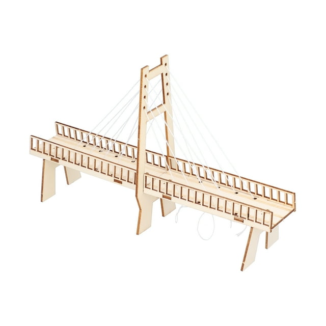 DIY Wood Bridge, Precise Wood Bridge Model Accurate Practical For Develop Interest For Professional Use For General Purpose For Exercise