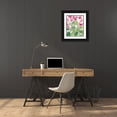 thumbnail image 3 of Vess, June Erica 15x17 Black Ornate Wood Framed with Double Matting Museum Art Print Titled - Cyclamen Fantasia I, 3 of 4