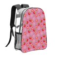 thumbnail image 3 of Gaeub Cute Strawberry Print Clear Backpack ,Clear Transparent Backpack, PVC Bag with Side Pockets,for Concert, Beach, Work, Travel & Sporting, 3 of 7