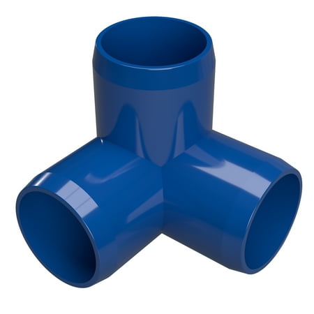 - FORMUFIT F0343WE-BL-8 3-Way Elbow PVC Fitting, Furniture Grade, 3/4