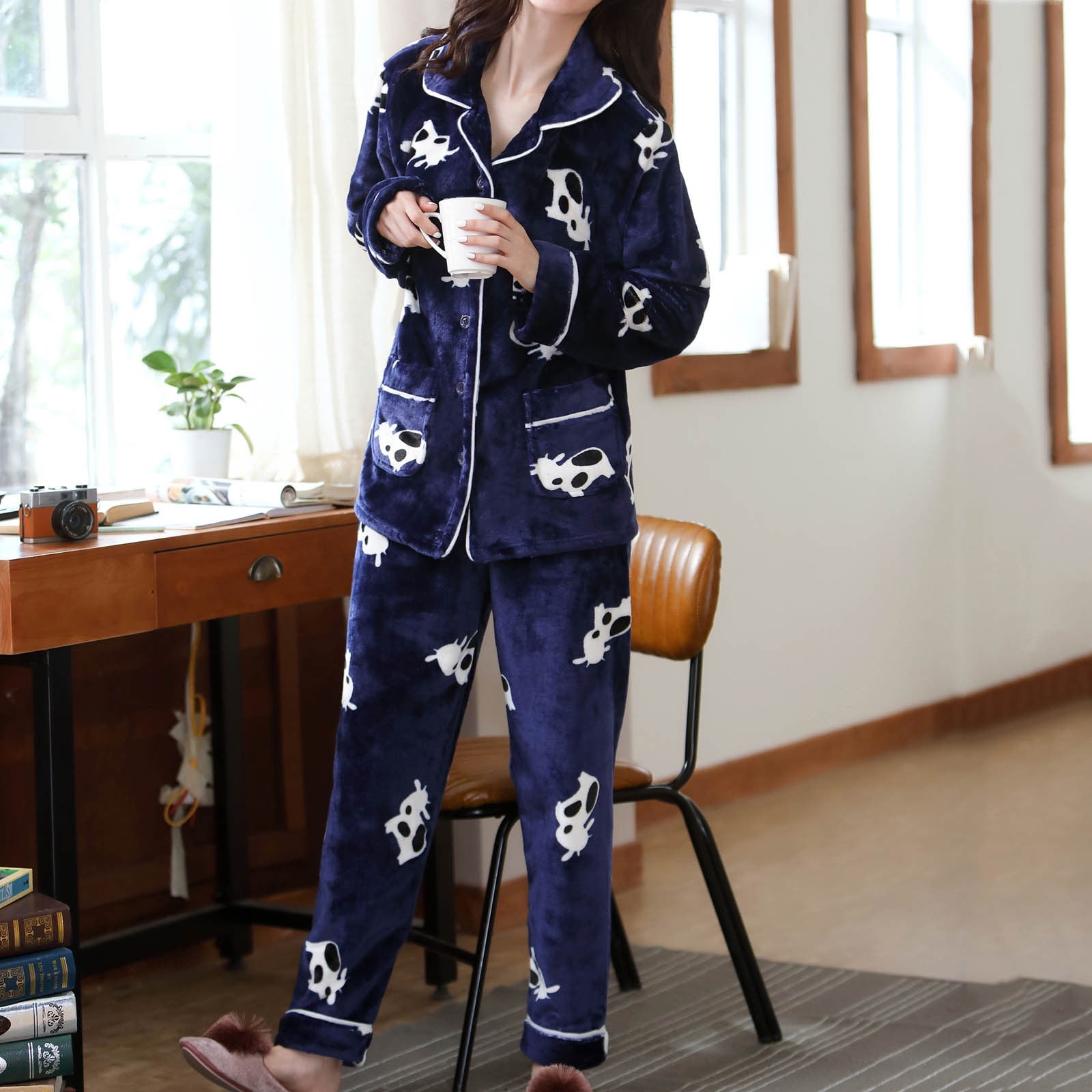 Ladies animal pyjamas hotsell