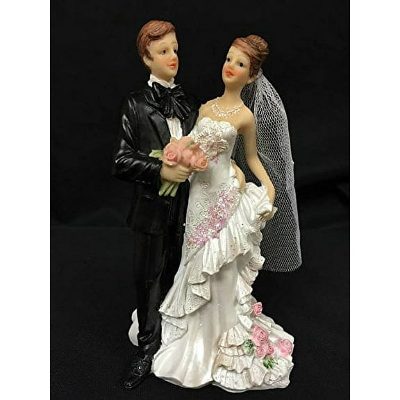 Wedding Couple Cake Topper Decoration 7" Keepsake