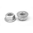 thumbnail image 1 of M5 x 0.80 Coarse Thread DIN 6927 Class 8 Stover All Metal Flange Locknut Medium Carbon Steel Zinc Plated Pk 250, 1 of 1