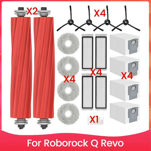 Accesorios para Q Piezas de Repuesto Juego de Accesorios para Aspiradora Robot Cepillo Filtro Bolsas para Mopa