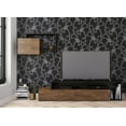 thumbnail image 1 of Nexera Paisley 2 Piece Entertainment Set, Truffle and Black, 1 of 7