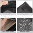 thumbnail image 5 of Faraday Bag, RFID Signal Blocking Pouch Fiberglass Wallet 7.87 Inch Anti-Tracking Anti-Spying Black, 5 of 5