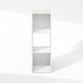 thumbnail image 4 of Furinno PELLI CUBIC Storage Cabinet in Bookcase in Bookshelf in 3-Cube in White, 4 of 6