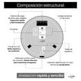 thumbnail image 5 of Espejo Circular de Pared Mangatta, 90 cm LED Fría Sin Marco, 5 of 5