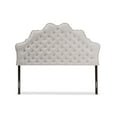 thumbnail image 2 of Baxton Studio Hilda Modern and Contemporary Greyish Beige Fabric King Size Headboard,Wholesale Interiors, 2 of 6