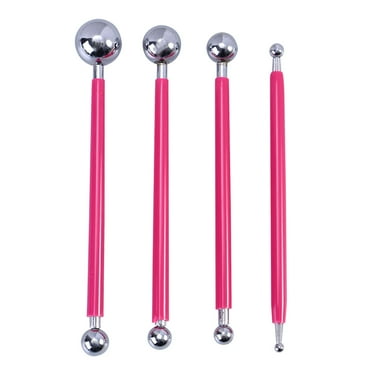 10 Pcs Painting Tools DIY Clay Pottery Kit Painting Stylus Tools Ball Stylus Tools Embossing Tools