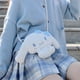 thumbnail image 2 of Cinnamoroll-bolso de peluche con cadena de perlas Sanrio, bolsa cruzada de peluche suave, bolso de mano con orejas grandes para perro, muñeca, regalos para niñas, novedad, 2 of 4