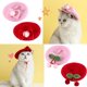 thumbnail image 4 of Adorable boina para gato y perro con decoración de cerezas en lana para gatos pequeños y cachorros, 4 of 5