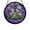 Purple3, variant on Stained Glass Window Hanging - Ghost Suncatcher Gifts for Women Men Friend 6.3 in