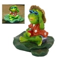 thumbnail image 1 of Estatua de Rana, Escultura de Rana Ecológica Resina Amigable Exquisita inofensiva para Niños para escritorio para dormitorio para estanque, 1 of 7