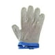 thumbnail image 4 of Guante de malla metálica resistente a cortes y puñaladas, resistente para la cocina, guante protector de manos L, 4 of 8