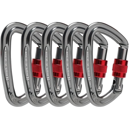 Wesn Cb Carabiner Heavy Duty Locking Carabiner - 5600LB Capacity... Wesn Cb Carabiner Heavy Duty Locking Carabiner - 5600LB Capacity...