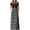 Black White, variant on Women's Maxi Dresses Long Sleeve Casual Long Dresses Loose with Pockets,Black XL