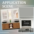 thumbnail image 4 of 362×3.22 inch 15.08Ft Lotus Pattern Molding Peel Stick Self Adhesive White Flexible Foam Trim 3D Sticky Decorative Wallpaper Border Wall Edging Baseboard Mirror Lines Hotel DIY Decor Floral White, 4 of 7