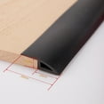 thumbnail image 3 of Kainuan Floor Transition Strip Self-Adhesive Waterproof PVC Cuttable Wear-resistant Sealing Universal Carpet to Tile Floor Doorway Threshold Strip Home Supplies, 3 of 4