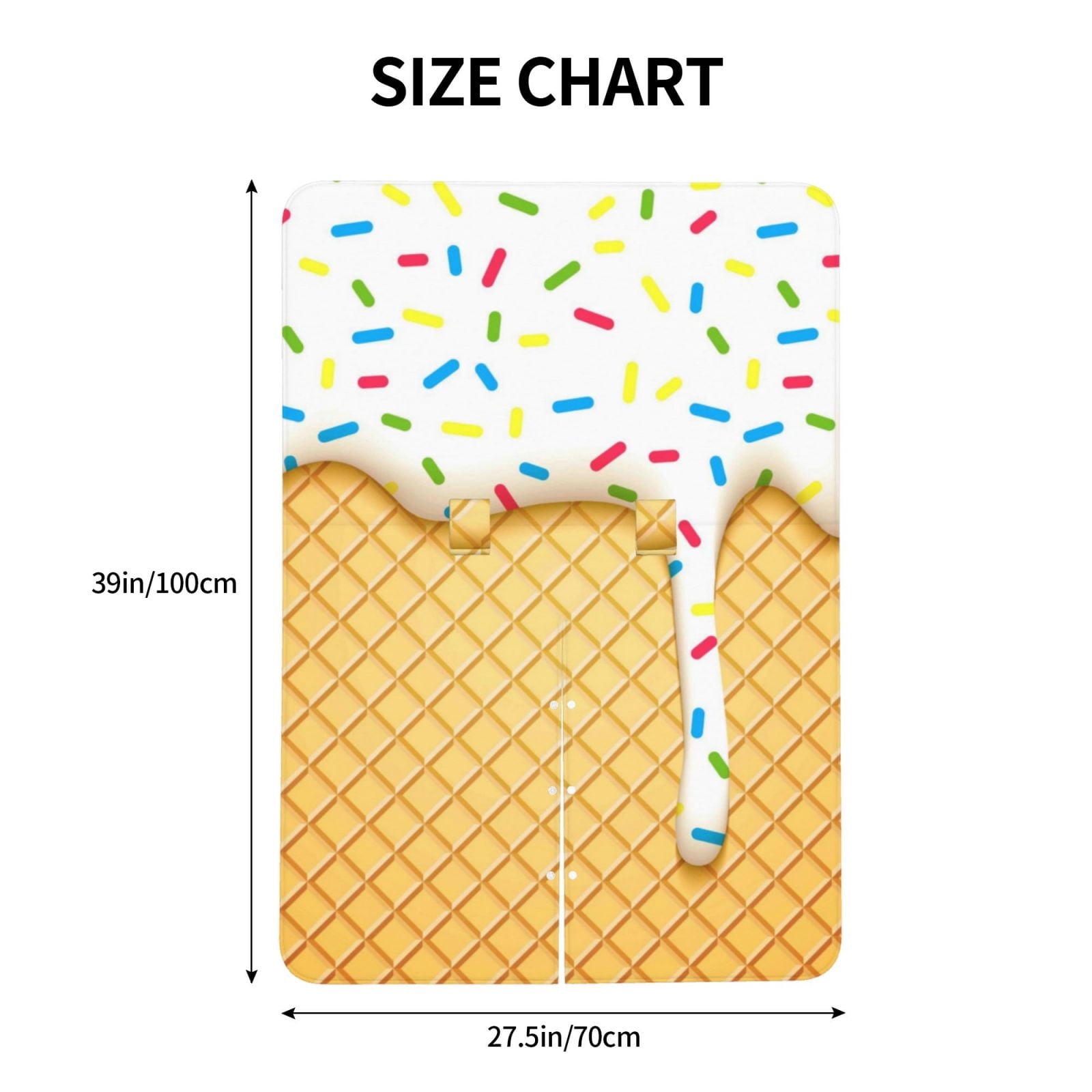 Naloa White Ice Cream Baby Car Seat Cover, Breathable Baby Carrier Cover, Multiuse Baby Carrier Cover & Nursing Breastfeeding Cover