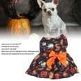 thumbnail image 3 of Vestido de fiesta para cachorros ANGGREK Vestido de perro divertido de Halloween con patrón único de poliéster para vacaciones, 3 of 7